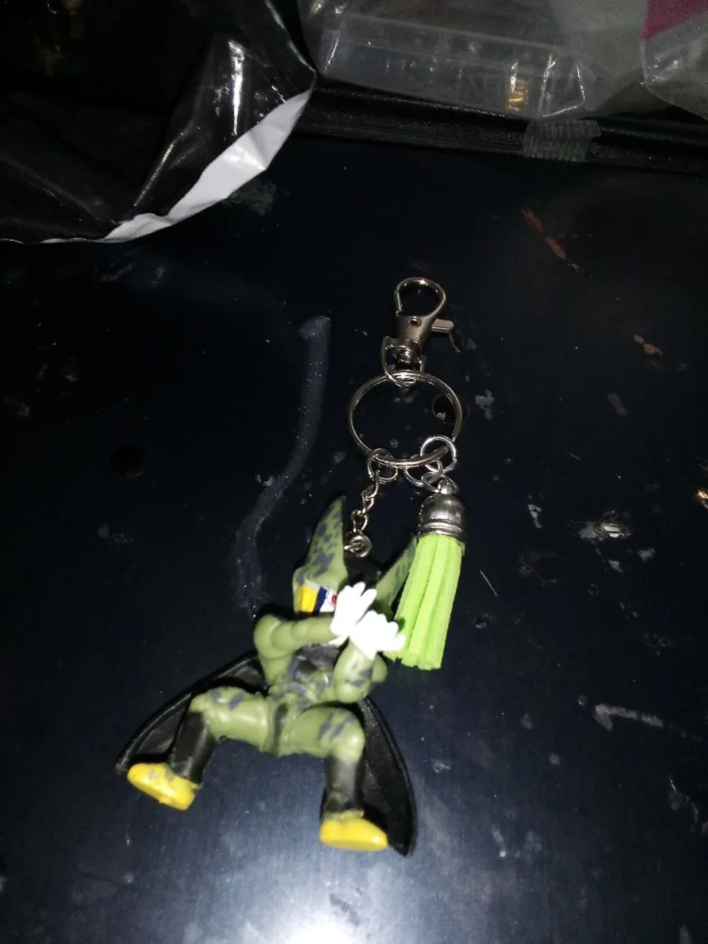DragonBall Z Cell Keychain Bag Charm with Tassel